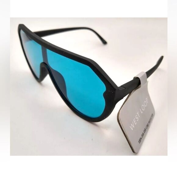 NWT Women Sunglasses West Loop NS0822 23 BLK/Trt VL 100% UVA-UVB Lens Protected - Picture 3 of 5